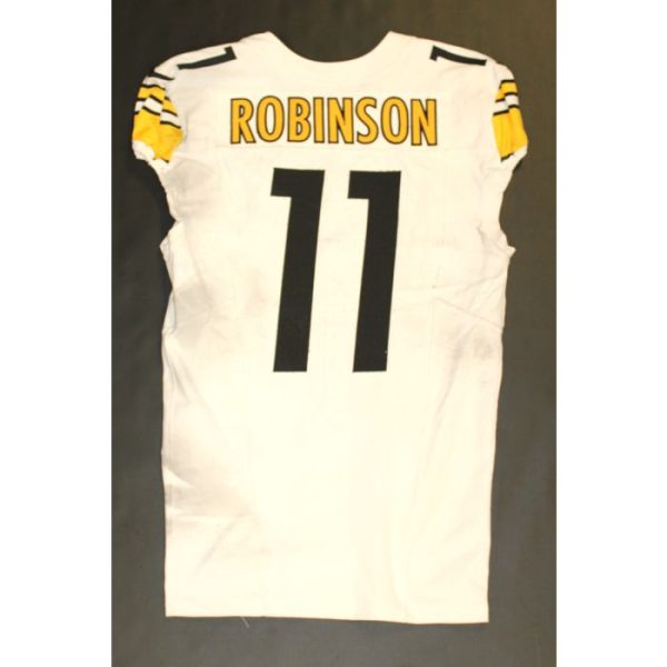 pittsburgh steelers 11 allen robinson game used unlaundered away jersey with davious sports photo match - Premium Pittsburgh Steelers Gear Online