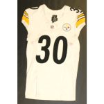 pittsburgh steelers 30 jaylen warren game used unlaundered away jersey - Premium Pittsburgh Steelers Gear Online
