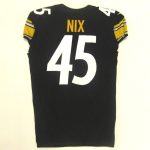 pittsburgh steelers 45 rosie nix game used home jersey - Premium Pittsburgh Steelers Gear Online