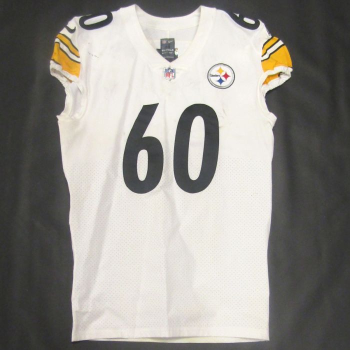 pittsburgh steelers 60 jc hassenauer game used unlaundered away jersey - Premium Pittsburgh Steelers Gear Online
