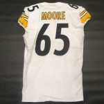pittsburgh steelers 65 dan moore 2022 game used unlaundered away jersey vs philadelphia 10.30.22 - Premium Pittsburgh Steelers Gear Online