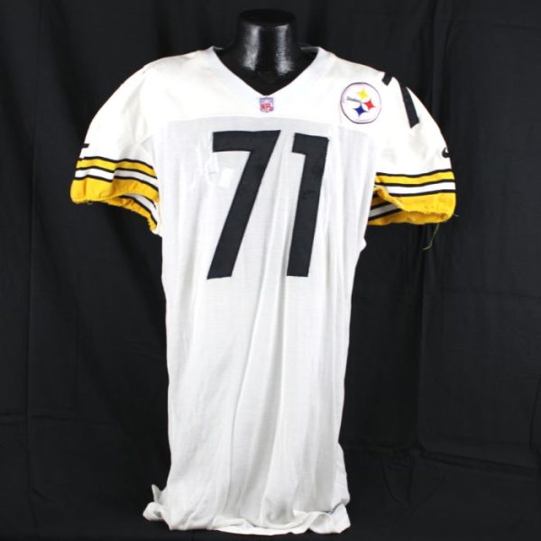 pittsburgh steelers 71 orpheus roye 1999 game used away jersey - Premium Pittsburgh Steelers Gear Online