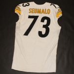 pittsburgh steelers 73 isaac seumalo game used unlaundered away jersey - Premium Pittsburgh Steelers Gear Online