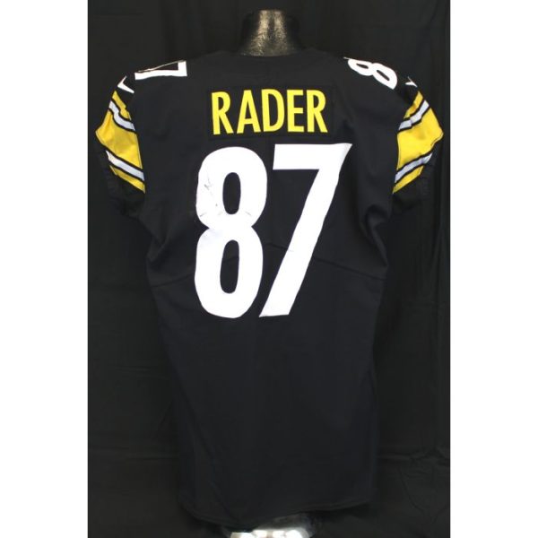 pittsburgh steelers 87 kevin rader 2021 game used home jersey - Premium Pittsburgh Steelers Gear Online