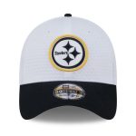 pittsburgh steelers new era 39thirty white sideline training hat - Premium Pittsburgh Steelers Gear Online
