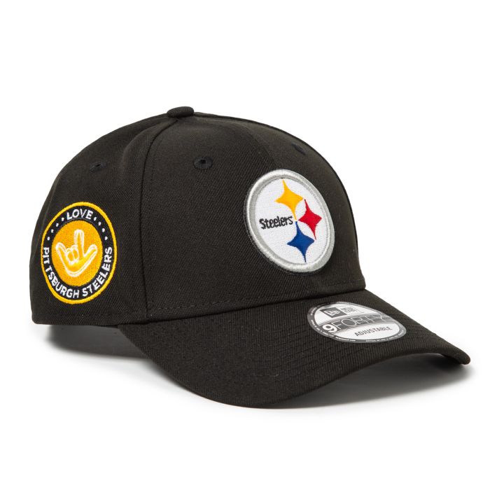 pittsburgh steelers new era 9forty love sign logo hat - Premium Pittsburgh Steelers Gear Online