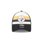 pittsburgh steelers new era 9forty team stripes trucker hat - Premium Pittsburgh Steelers Gear Online