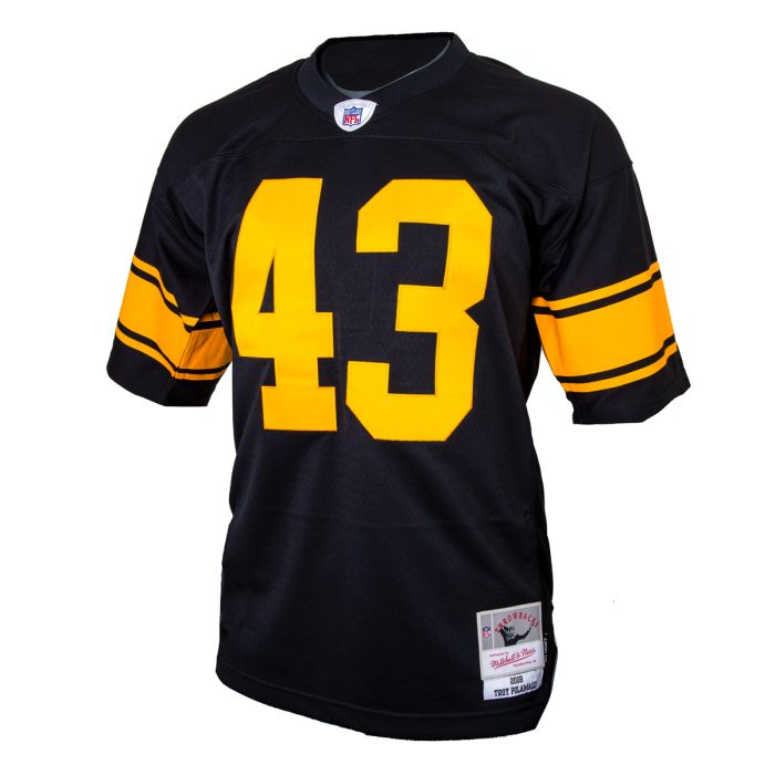 troy polamalu 43 mitchell amp ness limitedreplica color rush jersey - Premium Pittsburgh Steelers Gear Online